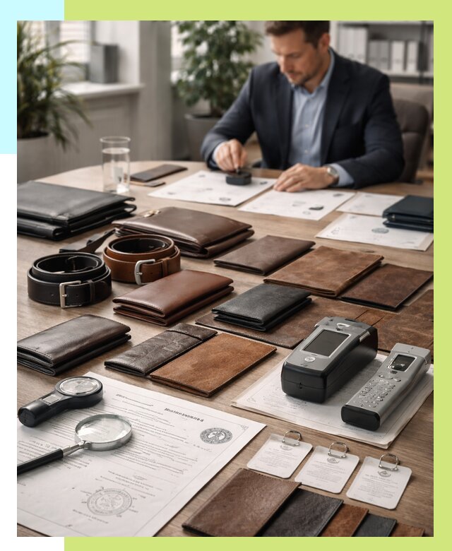 Сертификация кожаных изделий в Георгиевске от 12368 р. | Алешин-Грг