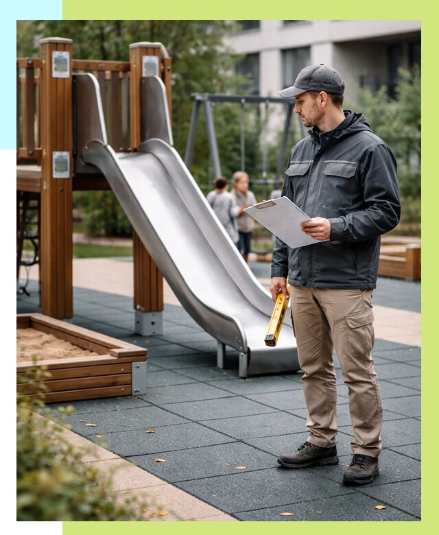 Сертификация детских площадок в Георгиевске от 25768 р. | Алешин-Грг