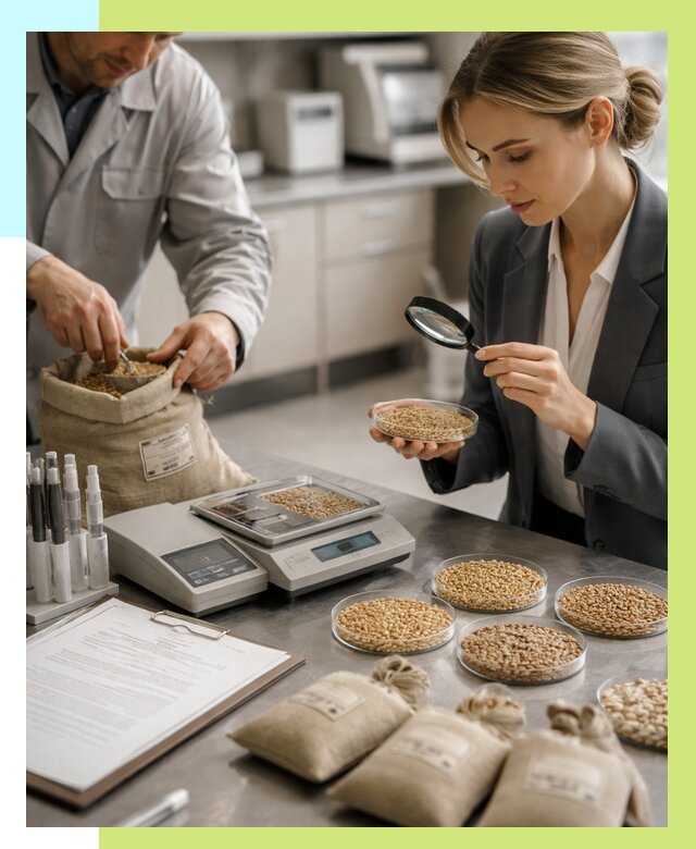 Сертификация зерна в Георгиевске по цене от 15461 р. | Алешин-Грг