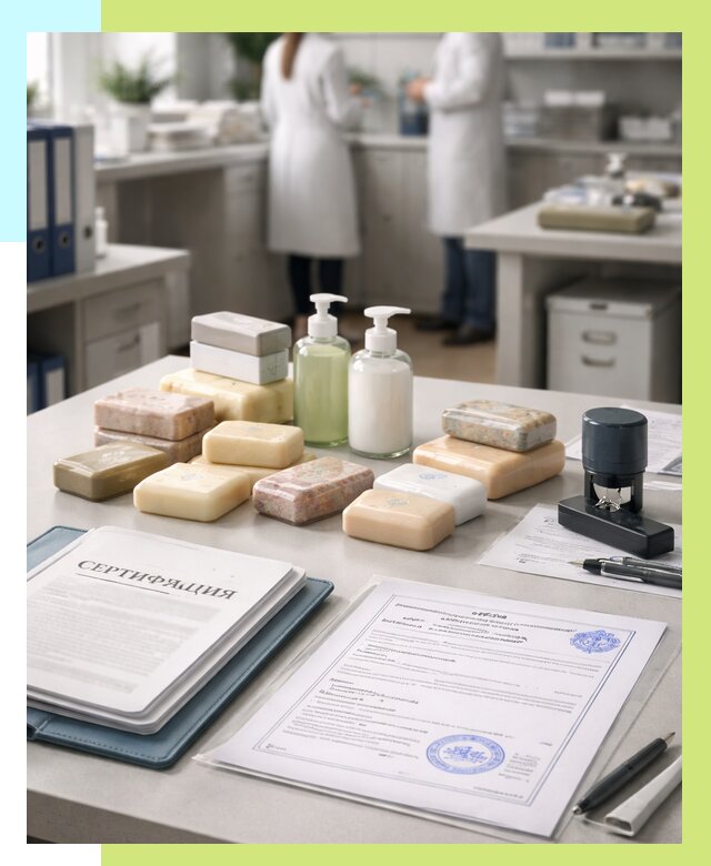 Сертификация мыла и сертификат на мыло в Георгиевске от 12368 | Алешин-Грг