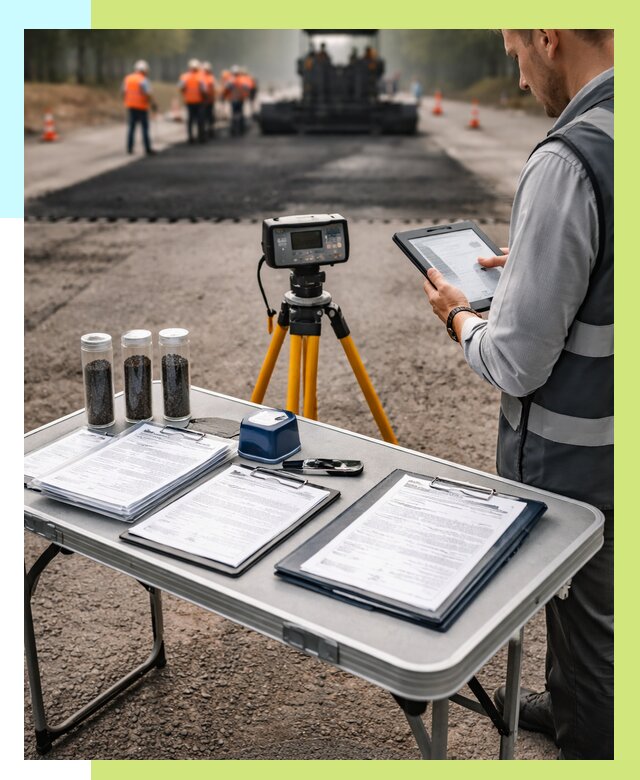 Сертификация асфальта в Георгиевске от 25768 р. | Алешин-Грг