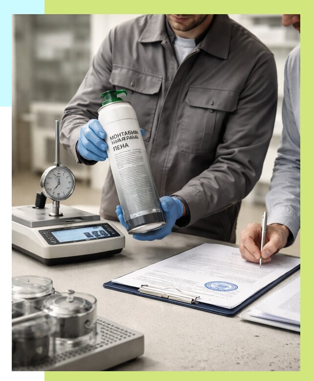 Сертификация монтажной пены в Георгиевске от 15461 р. | Алешин-Грг