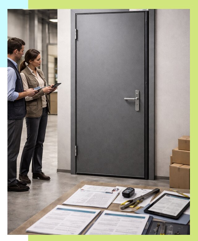 Сертификация противопожарных дверей в Георгиевске от 9276 р. | Алешин-Грг