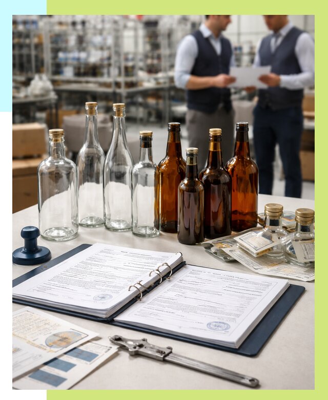 Сертификация стеклянных бутылок в Георгиевске от 25768 р. | Алешин-Грг