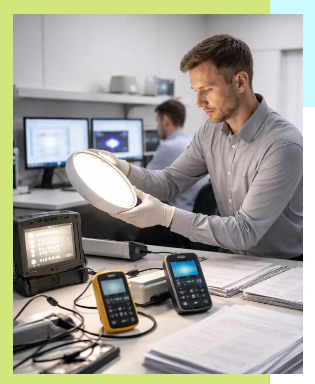 Сертификация светильников в Георгиевске: испытания и оформление