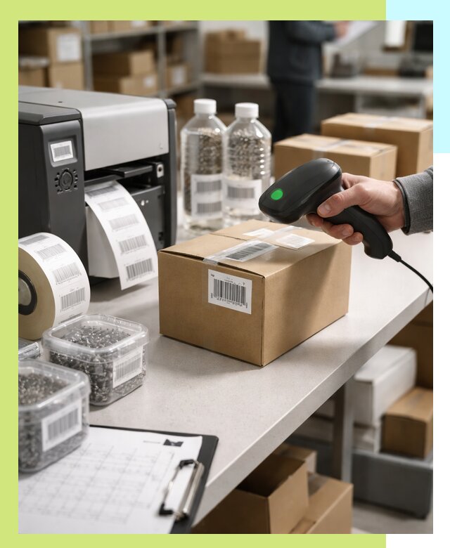 Штрихкодирование продукции и маркировка для продажи в Георгиевске