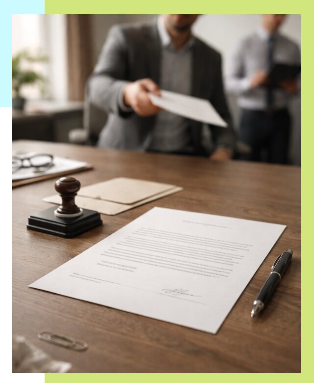 Отказное письмо по сертификации в Георгиевске от 3607 р. | Алешин-Грг