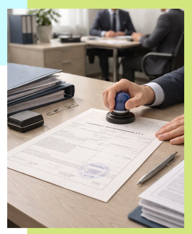 Сертификат происхождения СТ 1 в Георгиевске от 4638 р. | Алешин-Грг