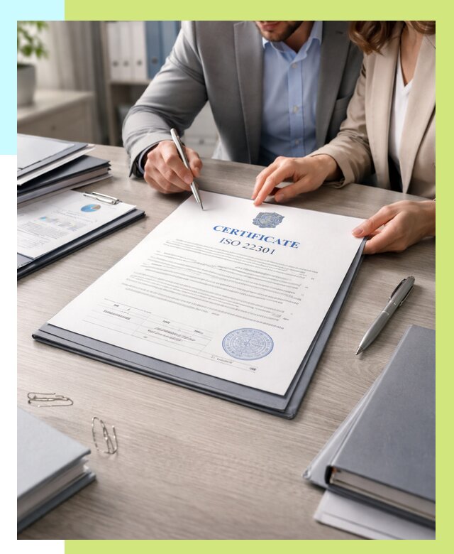 Сертификат ISO 22301 в Георгиевске от 46382 р. | Алешин-Грг срочно